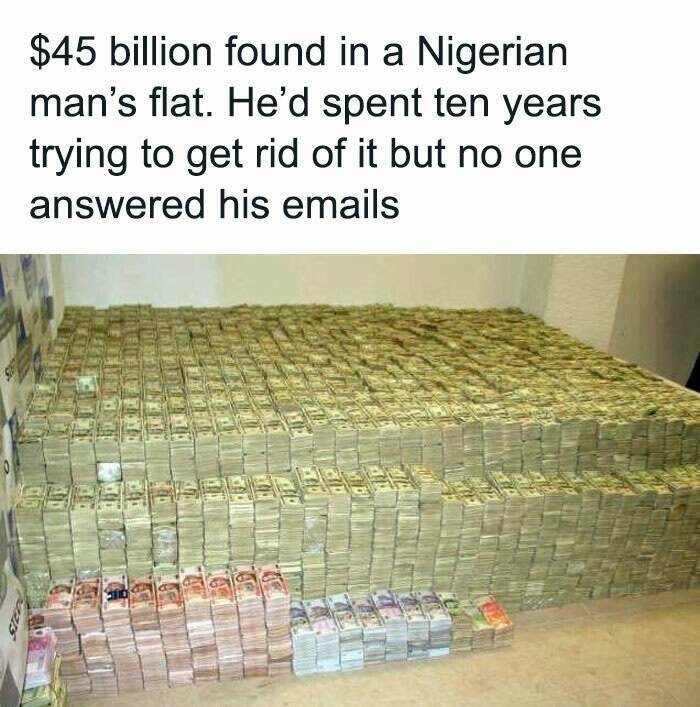 nigerian prince scheme meme