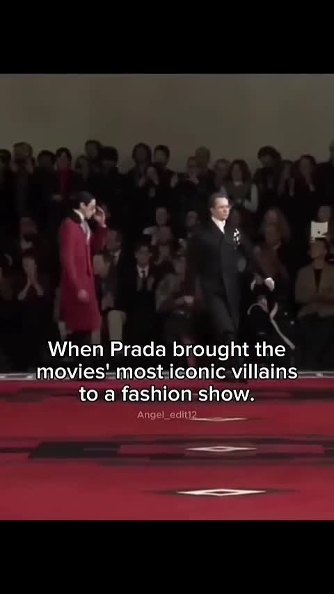 When Prada brought the
movies' most iconic villains
to a fashion show. thumbnail