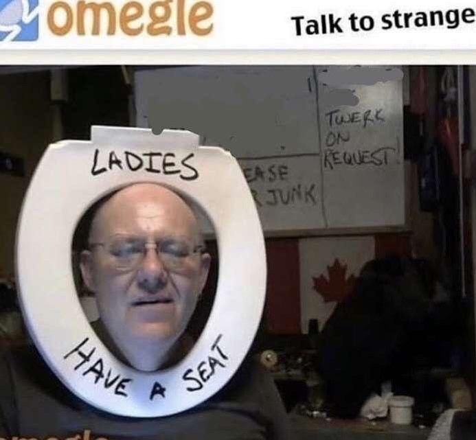 ladies have a seat meme omegle