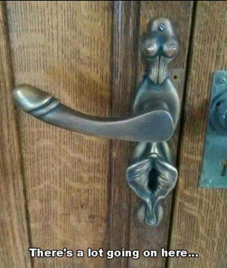 penis vagina tits boobs door knob handle