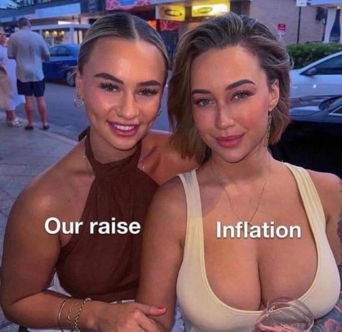 our raise inflation tits blond finance