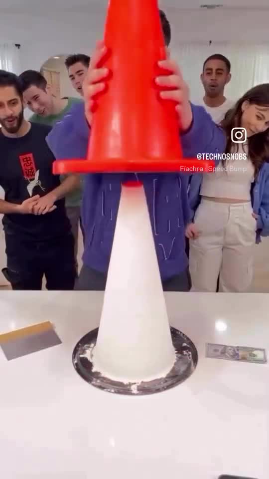 coke meme cone techno nose smiling guy