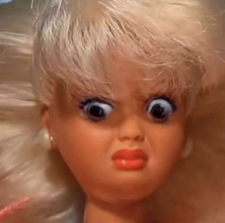 doll reaction face funny disgusted