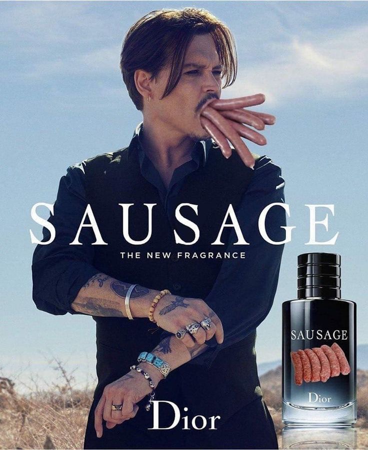 dior sausage parfume meme funny 