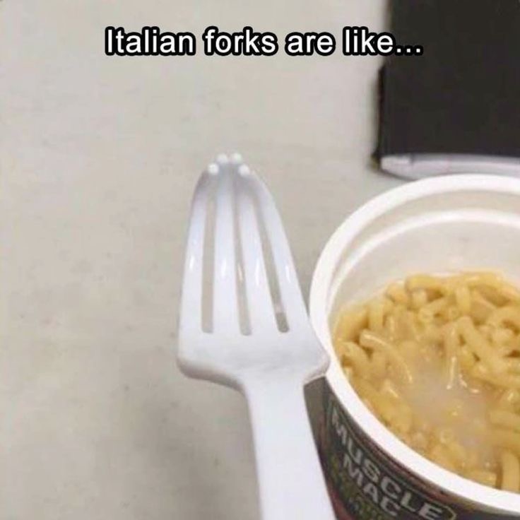 italian forks are like