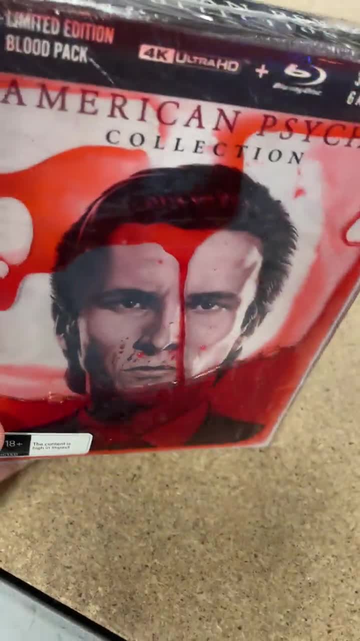 American psycho 4k blood pack