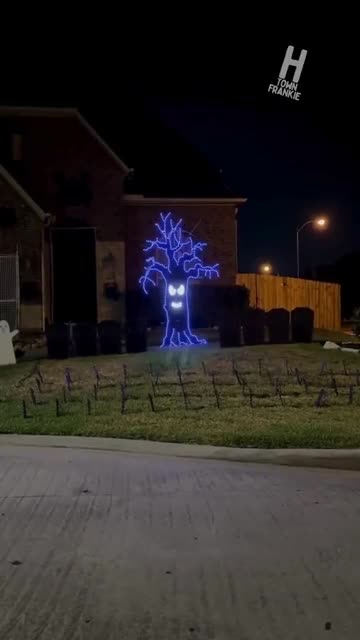 insane Halloween decoration led lights