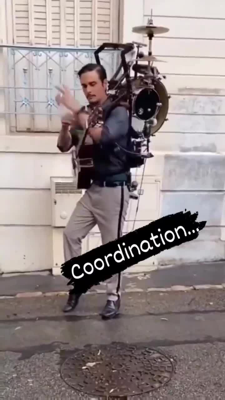 street musician with amazing talent