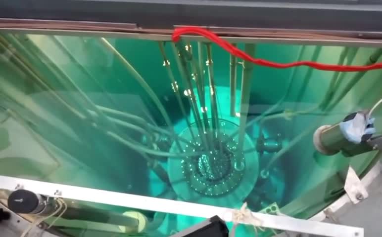 underwater nuclear reactor pulsing